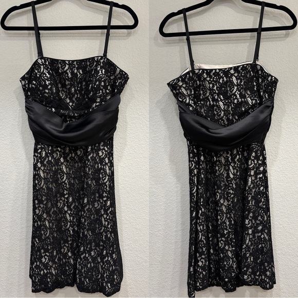 White House Black Market Black‎ Lace Sleeveless Dress - Picture 1 of 5